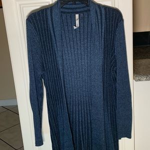 NY Collection Blue Layering Sweater. Size M